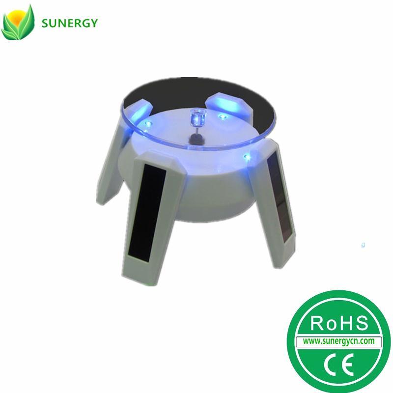 直銷飛船太陽能光能旋轉(zhuǎn)展示臺首飾珠寶手機(jī)手表圓珠筆展示臺架