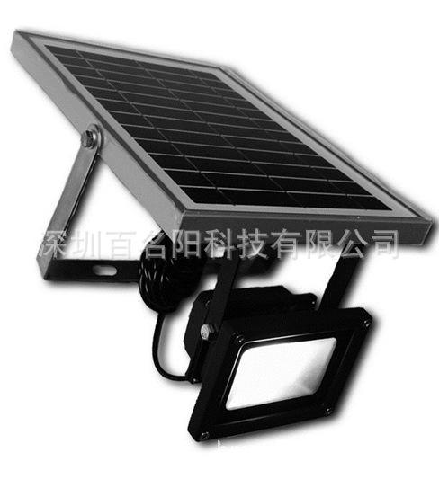 5W小型太陽(yáng)能投射燈投光燈泛光燈